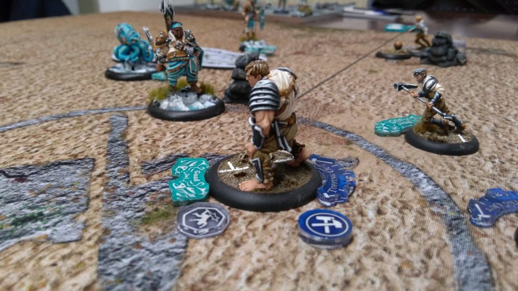 Fischer gegen Steinmetze in Guild Ball